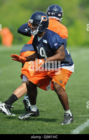 D'utiliser de nouveau Chester Taylor (29) col bloque durant l'ours de Chicago pratique minicamp à Halas Hall à Lake Forest, Illinois. (Crédit Image : © John Rowland/ZUMApress.com) Southcreek/mondial Banque D'Images