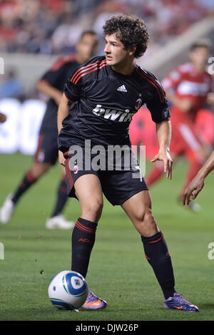 30 mai2010 : le milieu de terrain du Milan AC Alexandre Pato (7) pendant le match amical entre l'incendie de Chicago et de l'AC Milan au Toyota Park de Bridgeview, Illinois. L'AC Milan a battu l'incendie 1-0. (Crédit Image : © John Rowland/ZUMApress.com) Southcreek/mondial Banque D'Images