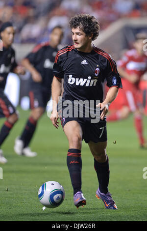 30 mai2010 : le milieu de terrain du Milan AC Alexandre Pato (7) pendant le match amical entre l'incendie de Chicago et de l'AC Milan au Toyota Park de Bridgeview, Illinois. L'AC Milan a battu l'incendie 1-0. (Crédit Image : © John Rowland/ZUMApress.com) Southcreek/mondial Banque D'Images