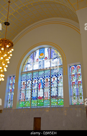 Intérieur de Kirche Am Steinhof, Église Saint Léopold, Vienne, Autriche, Europe Centrale Banque D'Images