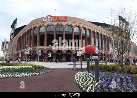 9 avril 2010 - Flushing, New York, États-Unis - 09 Avril 2010 : Citi Field à Flushing, New York. Crédit obligatoire . : Alan Maglaque / Southcreek Global (Image Crédit : © Southcreek/ZUMApress.com) mondial Banque D'Images