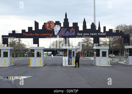 9 avril 2010 - Flushing, New York, États-Unis - 09 Avril 2010 : Citi Field à Flushing, New York. Crédit obligatoire . : Alan Maglaque / Southcreek Global (Image Crédit : © Southcreek/ZUMApress.com) mondial Banque D'Images