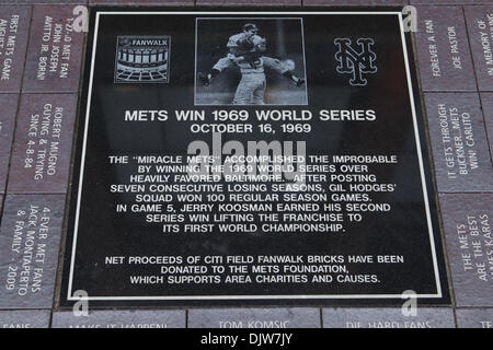 9 avril 2010 - Flushing, New York, États-Unis - 09 Avril 2010 : Citi Field à Flushing, New York. Crédit obligatoire . : Alan Maglaque / Southcreek Global (Image Crédit : © Southcreek/ZUMApress.com) mondial Banque D'Images