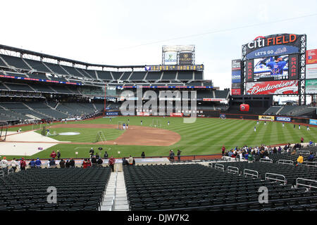 9 avril 2010 - Flushing, New York, États-Unis - 09 Avril 2010 : Citi Field à Flushing, New York. Crédit obligatoire . : Alan Maglaque / Southcreek Global (Image Crédit : © Southcreek/ZUMApress.com) mondial Banque D'Images