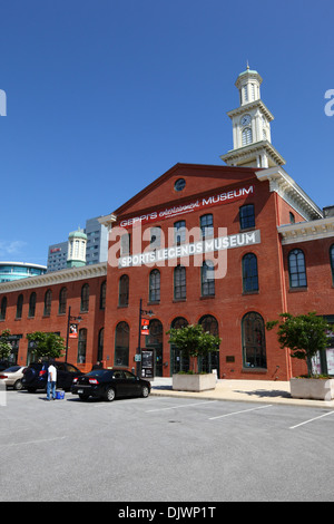 Musée des légendes du sport à côté de l'Oriole Park, Camden Yards Sports Complex, Baltimore, Maryland, USA Banque D'Images