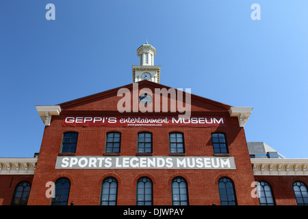 Musée des légendes du sport à côté de l'Oriole Park, Camden Yards Sports Complex, Baltimore, Maryland, USA Banque D'Images