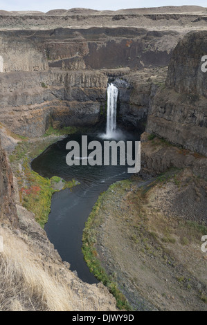 Chutes Palouse - le canyon de la rivière Palouse, Palouse Falls State Park, comté de Franklin, Washington, USA Banque D'Images