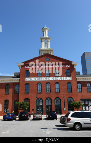 Musée des légendes du sport à côté de l'Oriole Park, Camden Yards Sports Complex, Baltimore, Maryland, USA Banque D'Images