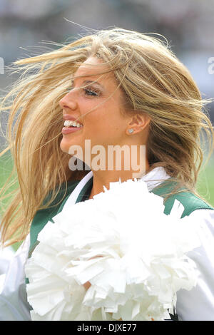 31 octobre 2010 - East Rutherford, New Jersey, United States of America - membre de l'équipage de jets au New Meadowlands Stadium à East Rutherford dans le New Jersey (crédit Image : © Brooks von Arx/global/ZUMApress.com) Southcreek Banque D'Images