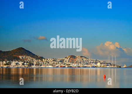 Port de plaisance de Yalikavak, Bodrum Turquie péninsulaire Banque D'Images