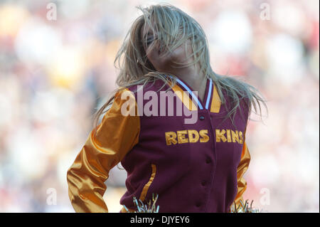 28 novembre 2010 - Landover, Maryland, United States of America - Washington Redskins (meneuse de l'exécution au cours de Minnesota Vikings à jeu NFL Redskins de Washington, qui s'est tenue au FedEx Field. La défaite des Vikings les Redskins 17 - 13 (Crédit Image : © Roland Pintilie/global/ZUMAPRESS.com) Southcreek Banque D'Images