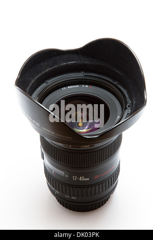 Canon EF 17-40mm F4L USM Zoom Lens Hood Banque D'Images