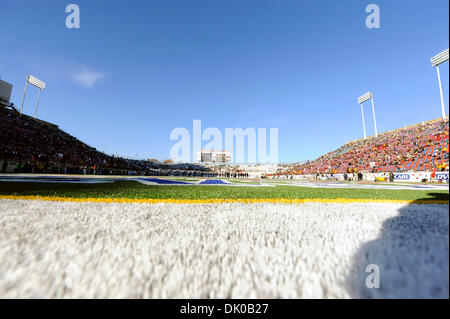 27 déc., 2010 - Shreveport, Louisiane, États-Unis - photos du champ avant de lancer que les faucons de l'Armée de l'air doit affronter le Georgia Tech Yellow Jackets dans le 2010 Advocare V100 au stade de l'indépendance Indépendance Bol à Shreveport, en Louisiane. (Crédit Image : © Steven Leija/global/ZUMAPRESS.com) Southcreek Banque D'Images