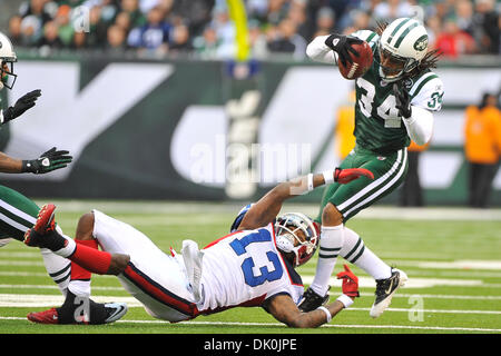 2 janvier 2011 - East Rutherford, New Jersey, États-Unis - en action durant la finale match de saison régulière au nouveau stade de Meadowlands à East Rutherford dans le New Jersey (crédit Image : © Brooks von Arx/global/ZUMAPRESS.com) Southcreek Banque D'Images