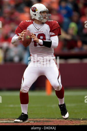 Le 2 janvier, 2011 - San Francisco, Californie, États-Unis - Arizona Cardinals quarterback JOHN SKELTON # 19 en action contre les San Francisco 49ers. (Crédit Image : © William Mancebo/ZUMAPRESS.com) Banque D'Images
