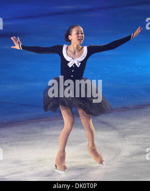 8 janvier 2011 - Osaka, Japon - MAO ASADA du Japon s'effectue au cours de la Stars on Ice au Namihaya Dome à Osaka, Japon. (Crédit Image : © Junko Kimura/Jana Press/ZUMAPRESS.com) Banque D'Images