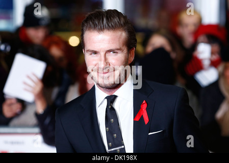 L'ancien joueur de Manchester United et l'Angleterre le capitaine David Beckham arrive pour la première mondiale du documentaire 'La classe o Banque D'Images