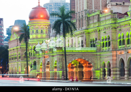 Sultan Abdul Samad building at Dusk, Kuala Lumpur, Malaisie Banque D'Images