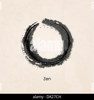 Calligraph Zen Illustration de Vecteur