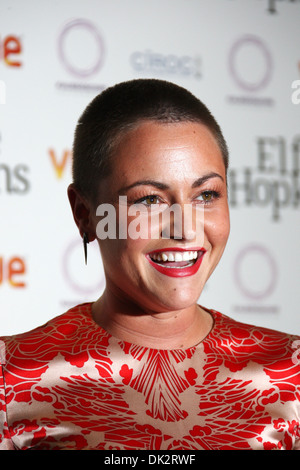 Jaime Winstone 70623 Hopkins premiere tenue au cinéma Vue- arrivants London England - 16.04.12 Banque D'Images