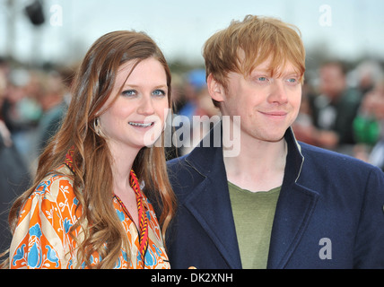 Bonnie Wright et Rupert Grint l'ouverture dans le monde entier pour la Warner Bros Studio Tour London 'The Making of Harry Potter" Banque D'Images