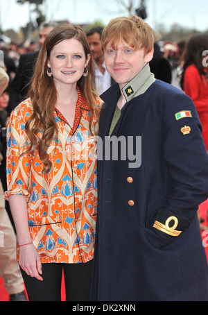 Bonnie Wright et Rupert Grint l'ouverture dans le monde entier pour la Warner Bros Studio Tour London 'The Making of Harry Potter" Banque D'Images