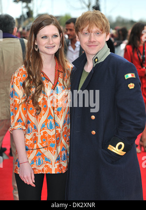 Bonnie Wright et Rupert Grint l'ouverture dans le monde entier pour la Warner Bros Studio Tour London 'The Making of Harry Potter" Banque D'Images