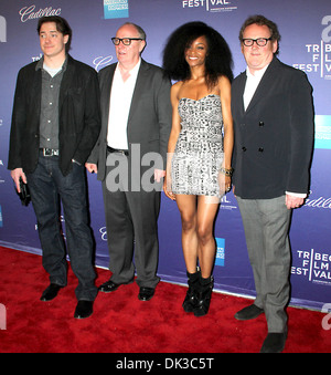 Brendan Fraser Terry George Yaya DaCosta Colm Meaney 2012 Tribeca Film Festival - "Whole Lotta Sole' Premiere - Nouveaux arrivants Banque D'Images