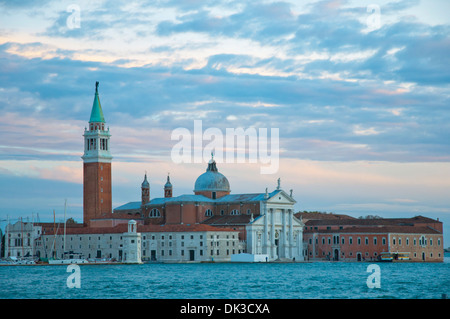 San Giorgio Maggiore (1791) par Palladio, l'île de San Giorgio Maggiore, à Venise, dans le Veneto, Italie Europe Banque D'Images