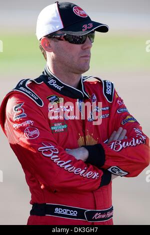 Mar 04, 2011 - Las Vegas, Nevada, États-Unis - Kevin Harvick lors de la NASCAR 2011 week-end à la Las Vegas Motor Speedway. (Crédit Image : © Dave Smith/ZUMApress.com) Banque D'Images
