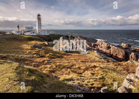 Rubha Reidh Lighthouse, Melvaig, Wester Ross, Highlands, Scotland Banque D'Images