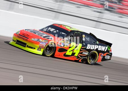 Mar 05, 2011 - Las Vegas, Nevada, États-Unis - Jeff Gordon au cours de la NASCAR 2011 week-end à la Las Vegas Motor Speedway. (Crédit Image : © Dave Smith/ZUMApress.com) Banque D'Images