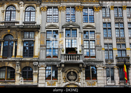 Grand Place, Bruxelles, Belgique - 17e siècle Grand-place à Bruxelles Banque D'Images