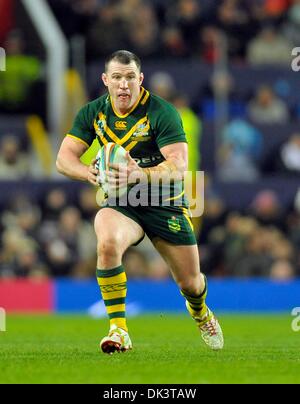 Manchester, UK. 1er décembre 2013. Paul Gallen (Australie) - Nouvelle-Zélande v Australie - Rugby League World Cup Final - Old Trafford - Manchester - Royaume-Uni. Credit : Sport en images/Alamy Live News Banque D'Images