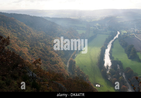 Le pain de sucre, rivière vallée de l'orne, la Suisse normande clecy,, france Banque D'Images