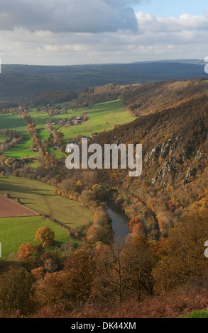 Le pain de sucre, rivière vallée de l'orne, la Suisse normande clecy,, france Banque D'Images