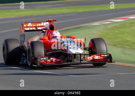 Mar 27, 2011 - Melbourne, Victoria, Australie - voitures sur la piste au cours de la Formule Un Grand Prix d'Australie. (Crédit Image : © Andrew Gyopar/ZUMAPRESS.com) Banque D'Images