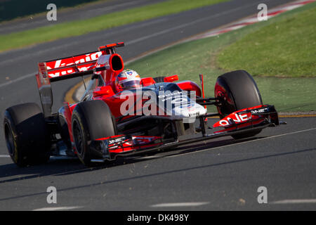 Mar 27, 2011 - Melbourne, Victoria, Australie - voitures sur la piste au cours de la Formule Un Grand Prix d'Australie. (Crédit Image : © Andrew Gyopar/ZUMAPRESS.com) Banque D'Images