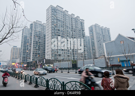 Maisons de vacances à Henan Road à Shanghai, Chine Banque D'Images