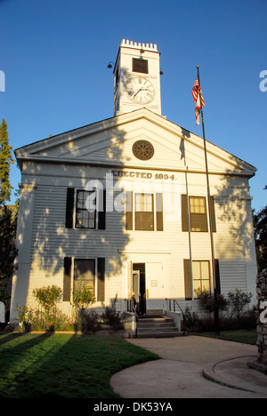 Palais de justice du comté de Mariposa dans la ville minière de Mariposa, en Californie, aux portes du Parc National de Yosemite Banque D'Images