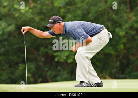 19 mai 2011 - Fort Worth, Texas, US - Tom Lehman en action pendant le 1er tour de la PGA Crowne Plaza Invitational à Colonial. (Crédit Image : © Andrew Dieb/global/ZUMAPRESS.com) Southcreek Banque D'Images