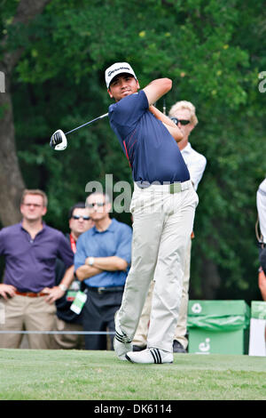 19 mai 2011 - Fort Worth, Texas, US - Jason Day en action sur # 12 durant le 1er tour de la PGA Crowne Plaza Invitational à Colonial. (Crédit Image : © Andrew Dieb/global/ZUMAPRESS.com) Southcreek Banque D'Images