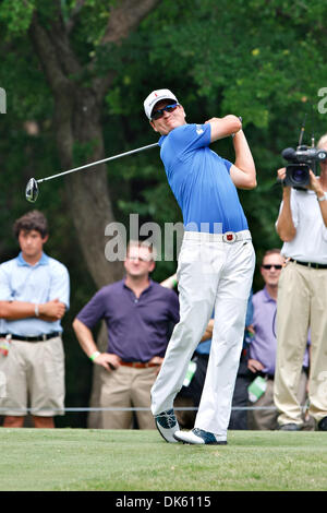 19 mai 2011 - Fort Worth, Texas, US - Zach Johnson en action sur # 12 durant le 1er tour de la PGA Crowne Plaza Invitational à Colonial. (Crédit Image : © Andrew Dieb/global/ZUMAPRESS.com) Southcreek Banque D'Images