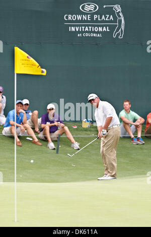 19 mai 2011 - Fort Worth, Texas, US - Paul Goydos en action sur # 13 durant le 1er tour de la PGA Crowne Plaza Invitational à Colonial. (Crédit Image : © Andrew Dieb/global/ZUMAPRESS.com) Southcreek Banque D'Images