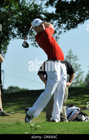 25 mai 2011 - Las Colinas, Texas, USA - James Driscoll tees off à la 3 par pendant le jour de l'Pro-Am Byron Nelson HP a joué à l'hôtel Four Seasons de Las Colinas, Texas. (Crédit Image : © Patrick Green/ZUMAPRESS.com) Southcreek/mondial Banque D'Images