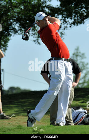 25 mai 2011 - Las Colinas, Texas, USA - James Driscoll tees off à la 3 par pendant le jour de l'Pro-Am Byron Nelson HP a joué à l'hôtel Four Seasons de Las Colinas, Texas. (Crédit Image : © Patrick Green/ZUMAPRESS.com) Southcreek/mondial Banque D'Images