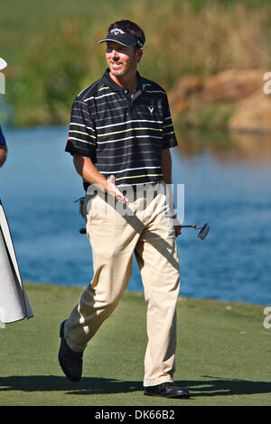 26 mai 2011 - Las Colinas, Texas, US - Paul Stankowski promenades jusqu'à la 18ème green au cours de la première ronde de la HP 2011 Championnat Byron Nelson. (Crédit Image : © Andrew Dieb/global/ZUMAPRESS.com) Southcreek Banque D'Images