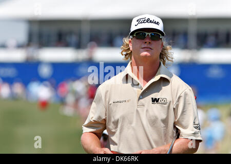 Le 27 mai 2011 - Las Colinas, Texas, US - Charlie Hoffman promenades sur le 17e vert pendant le deuxième tour de la HP 2011 Championnat Byron Nelson. (Crédit Image : © Andrew Dieb/global/ZUMAPRESS.com) Southcreek Banque D'Images