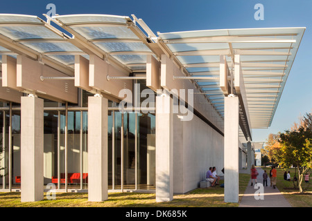 Kimbell Art Museum Expansion Renzo Piano, Fort Worth, États-Unis. Architecte : Renzo Piano Building Workshop, 2013. Perspective Banque D'Images