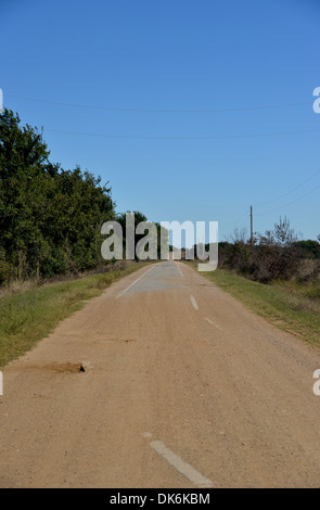 66 route de l'Oklahoma. Le 1922 9 pieds de large section est la plus ancienne partie Road-Sidewalk ruban l'autoroute, de Miami à Afton Banque D'Images